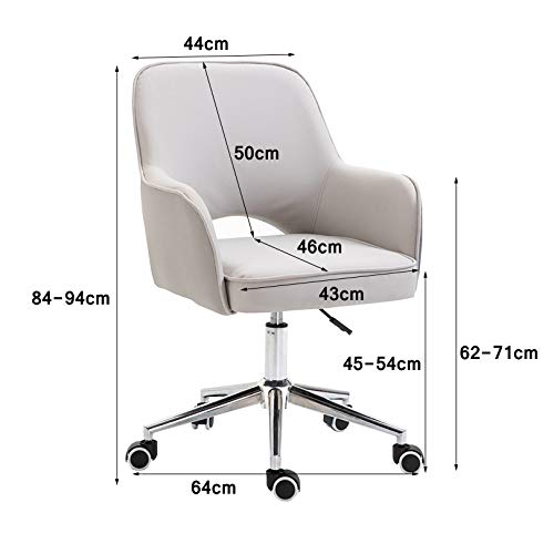 Chaise de bureau à dossier moyen réglable contre la fatigue - 6