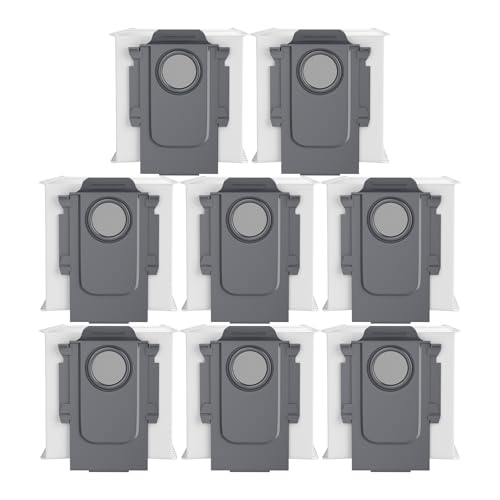 Image of 8 Pack Vacuum Dust Bags Replacement Compatible with Roborock S8+, S8 Pro Ultra, Q7 Max+ /Max, Q5 Max+, Q8 Max+, S7 Pro Ultra, Q5, Q5+, Q5 Pro+, Q7, Q7+, S7 Max Ultra Vacuum Accessories