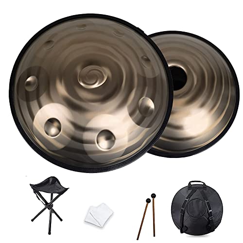 Handpan Steel Drum 9 Notas 22 Pulgadas en Re menor miniatura 1