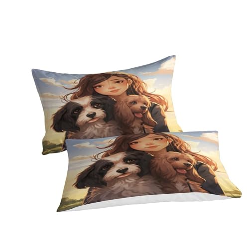 Parure de lit animal 3D finition premium microfibre double 200x200