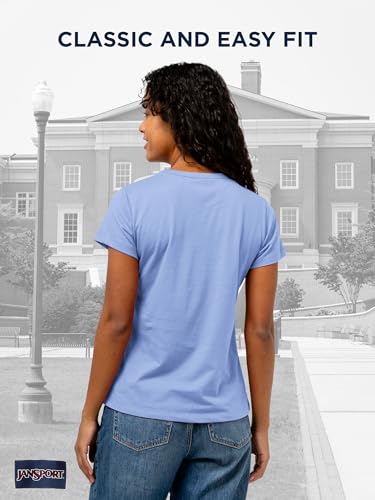 JanSport NCAA Officially Licensed Graduate Short Sleeve T Shirt for Women, Soft & Breathable Cotton-Polyester Blend Crewneck T Shirt with Graphic Detailing, Everyday University Fan Apparel - image 3