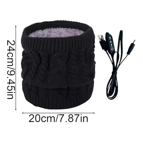 Bufanda de invierno y calentador de cuello eléctrico para proteger las orejas 5