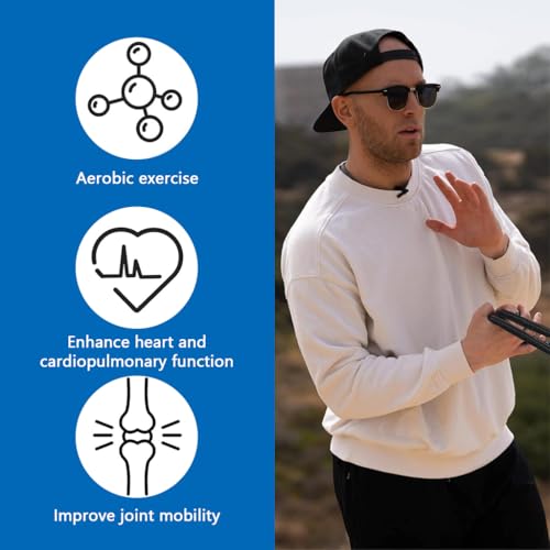 Image of Proberos 2.7m Fitness Flow Rope for Strength, Coordination, Balance and Cardio Training SkippingRope for Agility, Endurance Building, and Full-Body Home or Outdoor Workouts