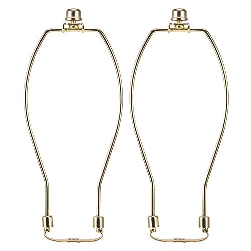 Saangseon 9 Inch Lamp Harp Kit Polished Brass Pack 2 Light Duty