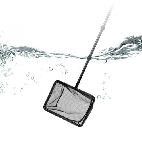 Image of Enakshi Aquarium Fish Net Pond Skimmer Net Aquarium Maintenance Tool Fine Nylon Net S| Pet Supplies|Fish & Aquariums|Aquariums & Tanks