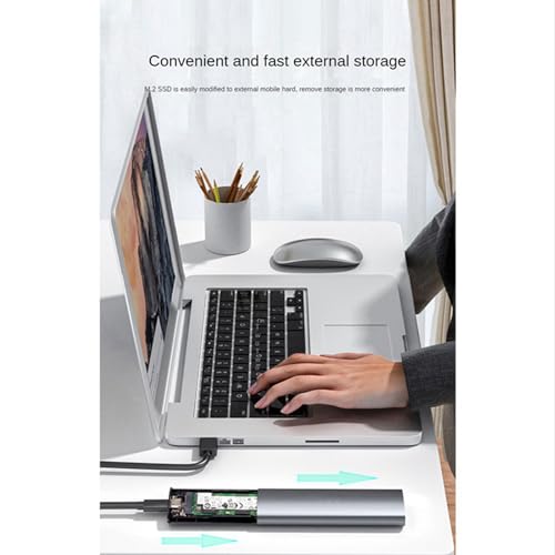 Caja externa para 2 SSD M.2 NGFF a USB 3.1 Gen 2 miniatura 3