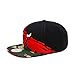 Mitchell & Ness Chicago Bulls Snapback Hat for Men - Black/Red/Camo Paintbrush - NBA Basketball Cap for Men