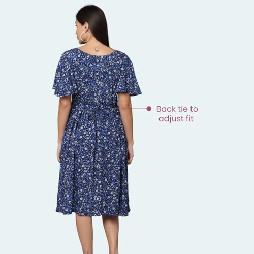 Image of Morph Maternity | Maternity Dresses for Women | Fits During Pregnancy & Post Pregnancy | Back Tie to Adjust