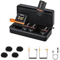 Amazon.com: COMICA Vimo Q 4 Channel Wireless Lavalier Microphone Amazon.com: COMICA Vimo Q 4 Channel Wireless Lavalier Microphone