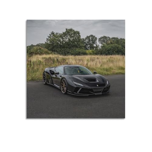 Poster F8 N-Largo voiture de course tableau toile decoration chambre adulte