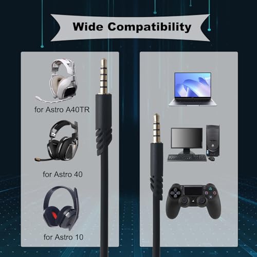 Cable de control volumen auxiliar 3.5mm para Astro A40 miniatura 2