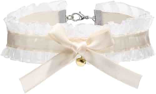 Amazon.com: Sxett Sexy Lace Bow-Knot Choker Necklace Fashion