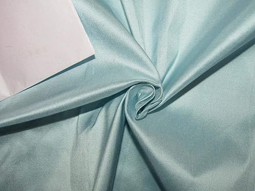 Pure soie Dupioni bleu pastel tissu de luxe pour robe de mariée