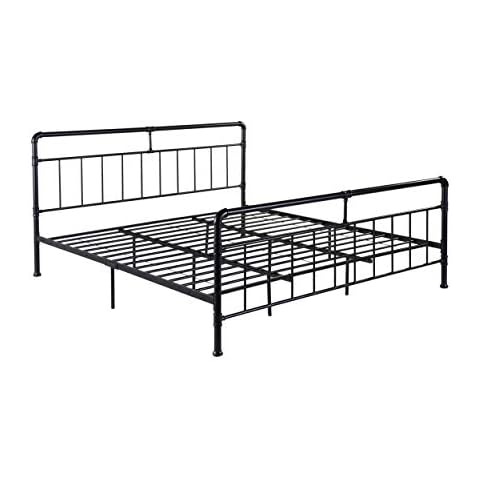 Christopher Knight Home Sally King-Size Iron Bed Frame Cover