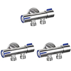 Janasiba 7500 Zawór Kątowy Stal Nierdzewna 3x