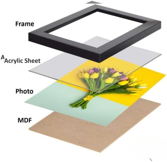 Neem Karoli Baba Photo Frame, Medium Size, Tabletop or Wall Mount, Graceful Smile Image-8x10 inch-105