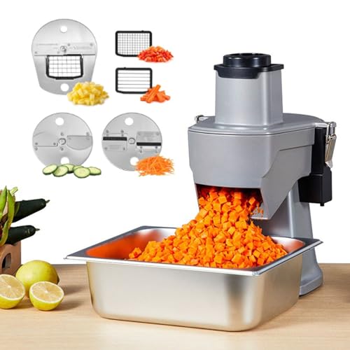 Picadora eléctrica multifuncional de vegetales 4 en 1