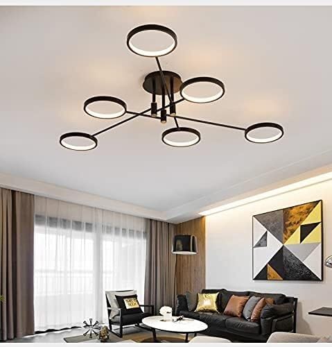 Lámpara de araña LED regulable de 22cm con mando para comedor moderno 7