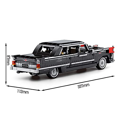 QIXIAOCYB XSUPER CA71 Technics Auto Rote Banner Bausteine 773 stücke MOC Klassische Ziehen Zurück Fahrzeug Bau Kit… – Bild 4