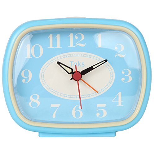 Lily's Home Quiet Non-Ticking Silent Quartz Vintage/Retro Inspired Analog Alarm Clock - Vintage