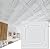 Art3d Drop Ceiling Tiles 24x24,(12-Pack, 48 Sq.ft),Wainscoting Panels Glue Up 2x2, Cloud-White