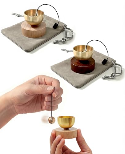 PASDUCHAS 2PCS Mini Singing Bowl Set, Sound Bowls Meditation for Healing Relaxation, Mindfulness...