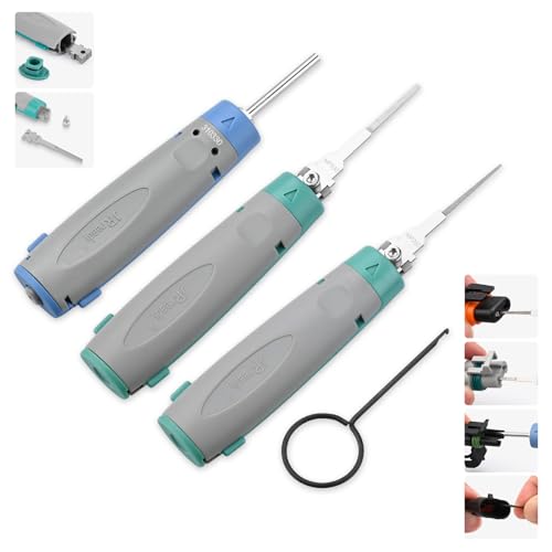 Image of JRready Upgraded Pin Removal Tool Kit for Weather Pack&Metri-Pack Series Connector Terminals Extraction and Depinning Tool with DRK 785084 AMP 1.5mm Removal Tool JRconDRK15A03-01