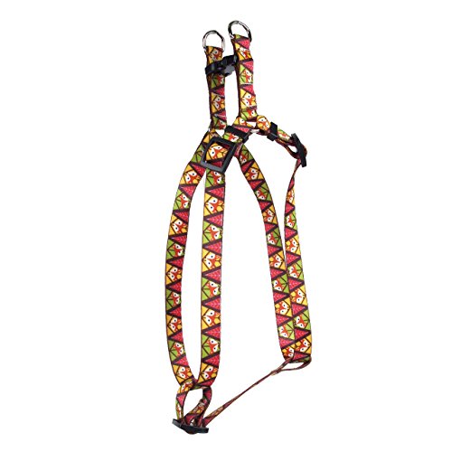 Image of Yellow Dog Design Standard Step-in Harness, Fall Foxes, Small 9 inch - 15 inch