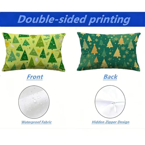 Coussin extérieur imperméable 40x80 cm vert pour protéger votre mobilier de jardin