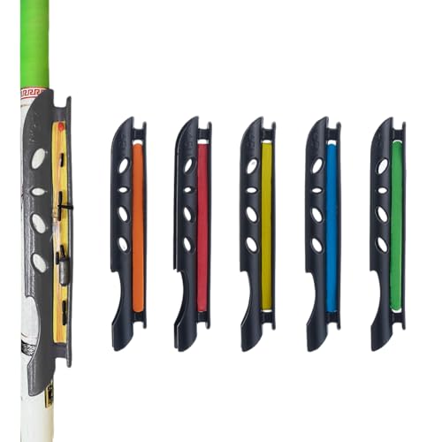 SUPERFINDINGS 20pcs Tenkara Guardalíneas Caña Pescar Bobinadora Caña Pescar Soporte Línea Fijación Pies Bobina Bobinadora Mano Herramientas Mantenimiento Pesca Clip En Caña Aparejos Pesca