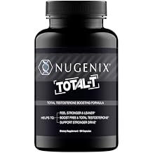Nugenix Total-T, Free and Total Testosterone Booster Supplement for Men, 90 Count