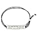 KIS-Jewelry You are Strong, You are Brave, You’ve Got This’ Inspirational Stretch Bracelet - One Size Fits All Motivational Bracelet with Engraved Plaque & Black Elastic