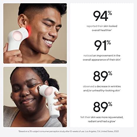 Theraface Pro - Handheld Facial Massage Device - Compact Electric Face And Skin Care Therapy Tool - 8-In-1 Treatment With Microcurrent And Led Light Therapy Rings For Ultimate Personal Beauty, White #TOP6