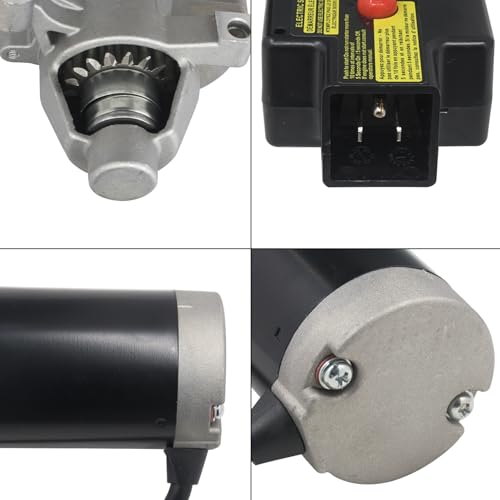 Meckparts JQ170 951-10645 751-10645 Electric Starter Motor for Troy-Bilt MTD Cub Cadet Craftsman 951-10645A 751-10645A Snowblower Starter 120V 17T for Husqvarna LCT Ariens 208cc 254cc Engine by Meckparts - Image 3