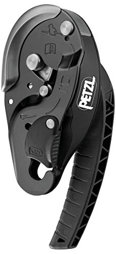 PETZL - I'd L Descender/Belay Device, Black, Large