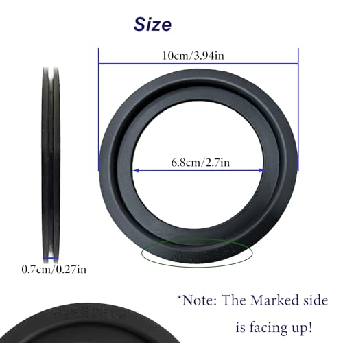 Image of LiXiongBao 3 Pack RV Toilet Seal,Rubber Toilet Flush Ball Seal Gaskets Kit Replacement for Dometic 300 /310 /320 Compare to Part 385311658,Sealed and Leakage(Black)
