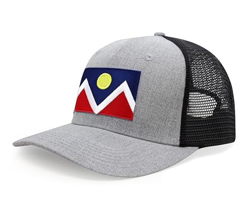 Image of International Tie City Hat for Men and Women, Adjustable Snapback Trucker Baseball Cap with Embroidered Patch