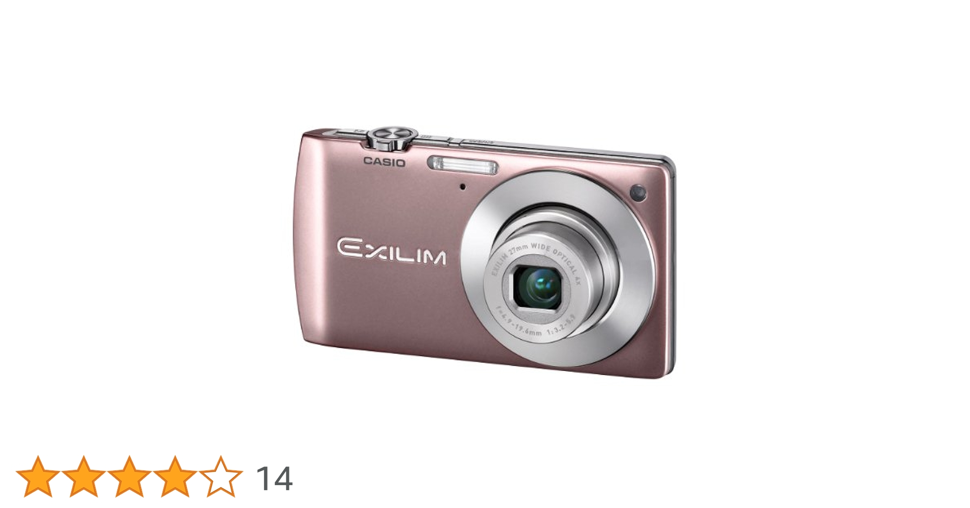 Amazon | CASIO デジタルカメラ EXILIM 1410万画素 4倍 ピンク