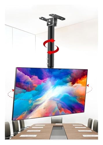 Support de plafond pour téléviseur avec charge maximale de 176 LB robuste