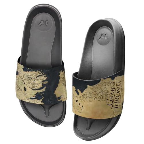 Popfunk Game of Thrones Westeros Map Unisex Adult Slides Sandals Officially Licensed Hypd Slydr Switch™3