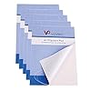 VIZ-PRO Standaard bord Pads, A1 Flipchart Papier Pad, 25-vellen/pad, 5-pads/verpakking