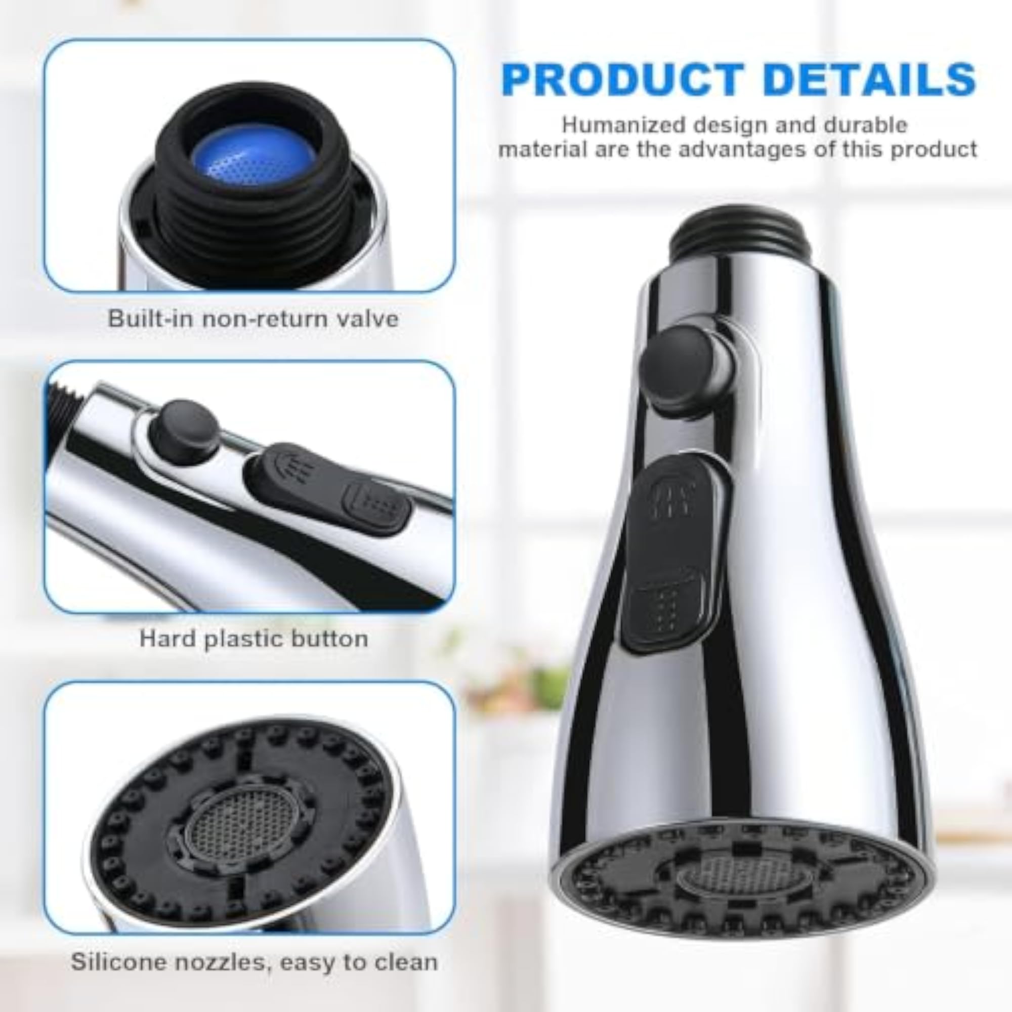 3 Mode Faucet Spray Head Attachment