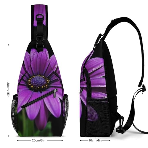 Mochila tipo sling blanca para hombre y mujer miniatura 2