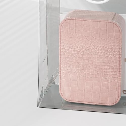 Trousse à maquillage avec miroir éclairé boîte crocodile LED