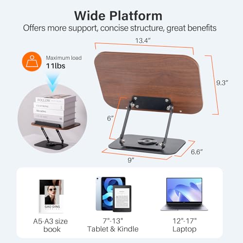 Book-Stand-for-Reading-Adjustable-Book-Holder-with-360-Rotating-Base-Elastic-Page-Clips-Foldable-Cookbook-Stand-for-Office-Kitchen-School-Textbook-Recipe-MagazineTablet