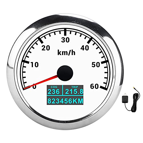 Velocímetro GPS de 85 mm Focket con odómetro digital 3 en 1 para coche y camión de 60 km/h 7