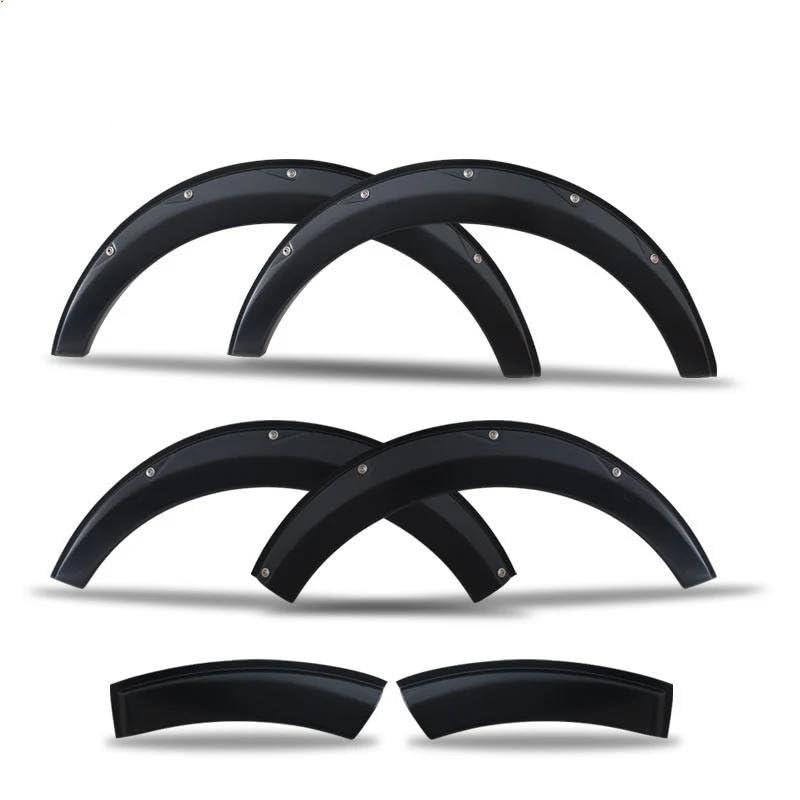 Décoration roue voiture passage de roue ABS noir mat pour van Hiace 2005-2019