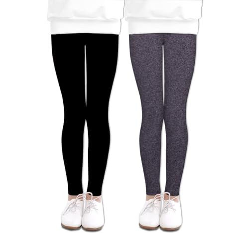 Image of LUOUSE Girls' Leggings Full Length Comfy Pants Trousers 4-13 Years