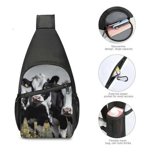 Mochila tipo sling blanca para deporte y día a día miniatura 5