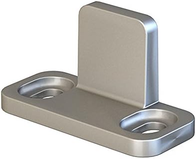 JUBEST Silver L-Guide for Sliding Barn Door Hardware Aluminum Replacement